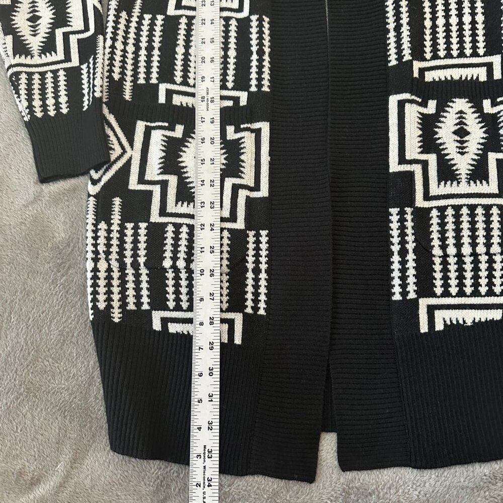 Pendleton Wool Blend Aztec Print Long Cardigan Sw… - image 3